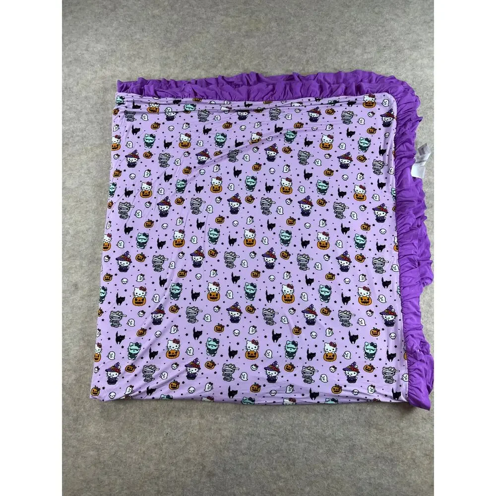 Posh Peanut Hello Kitty Halloween Luxe Patoo Bamboo Blanket 60x60